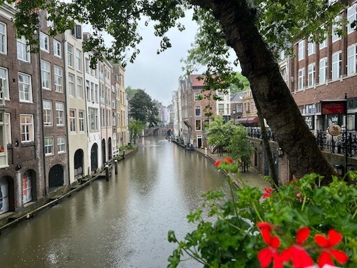 Pays bas en fourgon aménagé, les canaux d'Utrecht
